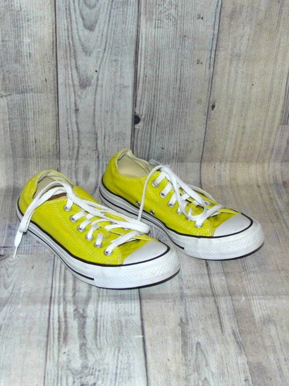 CONVERSE Chuck Taylor All Star OX Citron Sneakers Womens Size 8